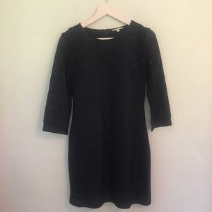 Gianni Bini Sequin/Sheer Detail Cocktail Dress